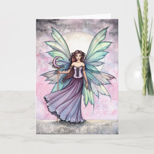 Spring Fairy Greeting Card by Molly Harrison