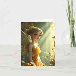 Spring Fairy Portrait Card