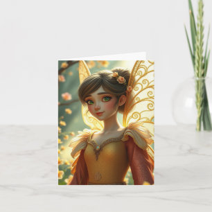Spring Fairy Portrait Card