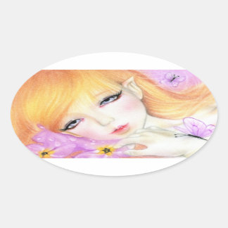 Spring Fairy Violets STICKER