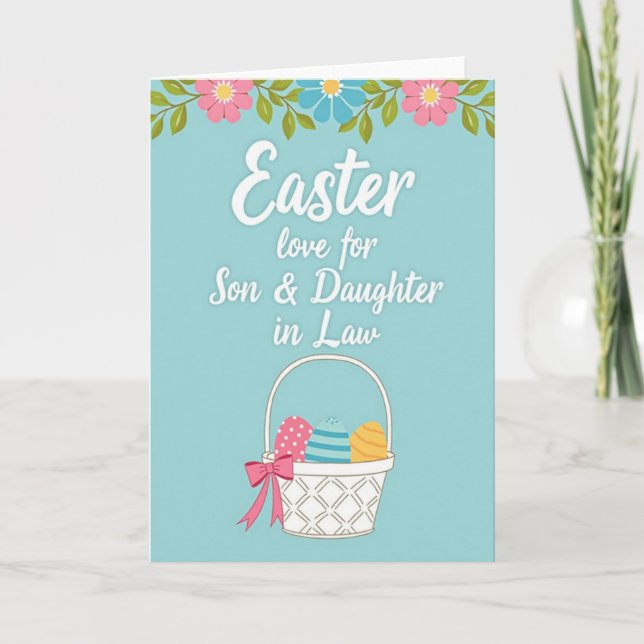 Spring Family Greeting Card (Front)