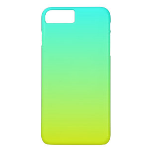 spring fashion lime green lemon yellow ombre iPhone 8 plus/7 plus case