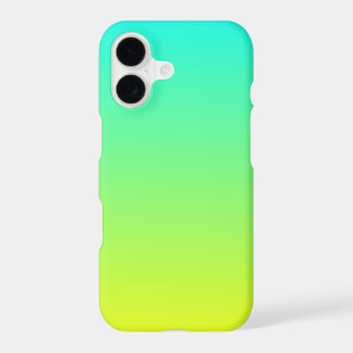 spring fashion lime green lemon yellow ombre iPhone 17 case