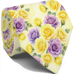 Spring Fashion Wedding & Event Floral Necktie
