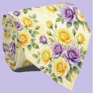 Spring Fashion Wedding & Event Floral Necktie