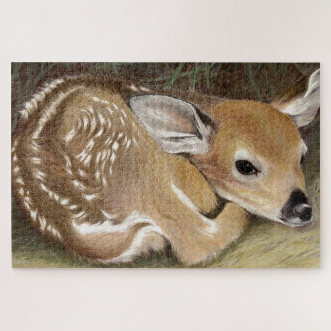 Spring Fawn Jigsaw Puzzle (Horizontal)