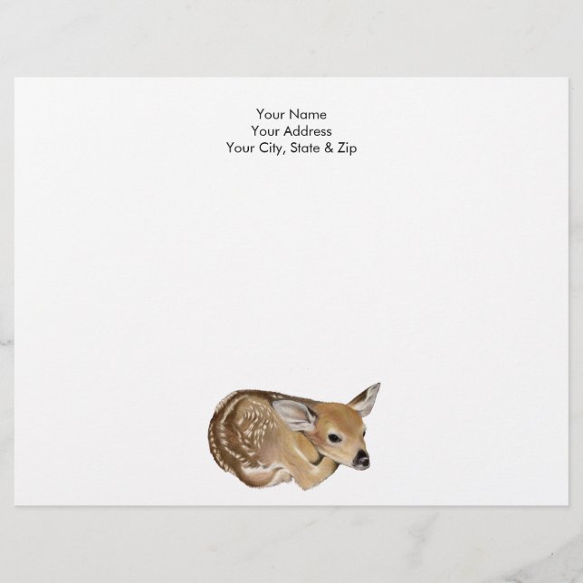 Spring Fawn Letterhead (Front)