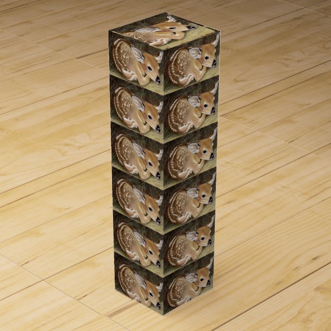 Spring Fawn Wine Box (Front)