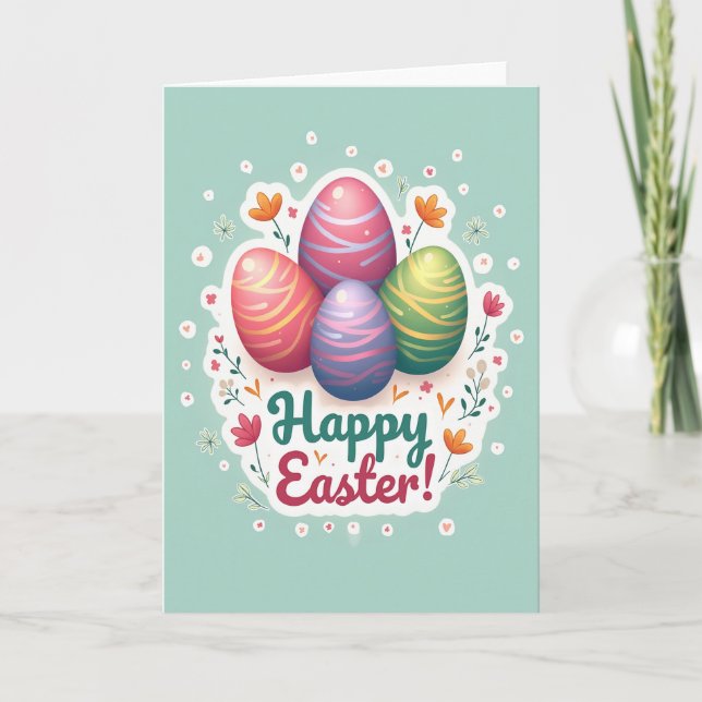 Spring Festive Easter Card (Front)