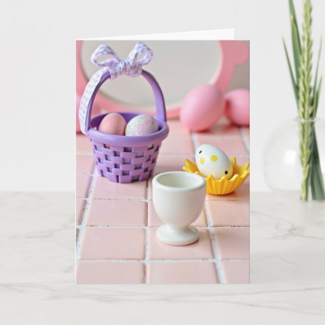 Spring Festive Egg Display Card (Front)