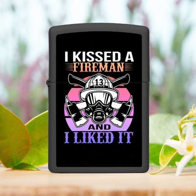 Spring firefighter celebration event zippo lighter (On Table)