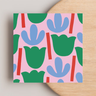 SPRING Flat Note Card