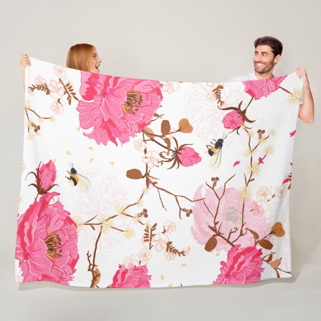 spring fleece blanket (In Situ)