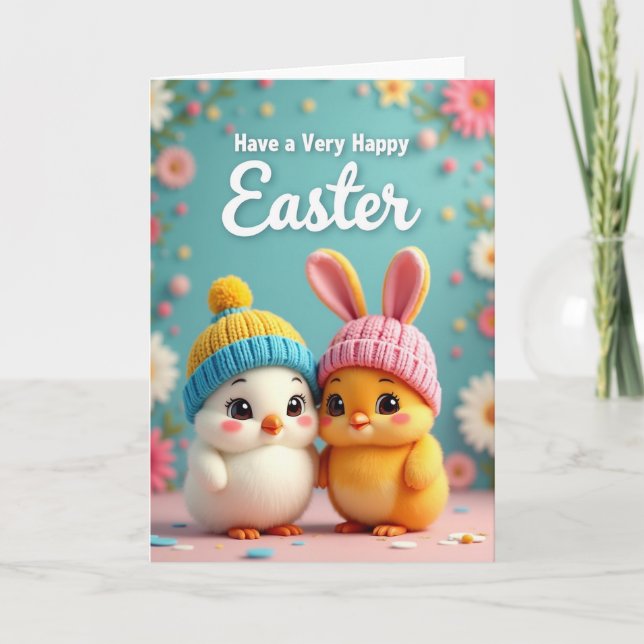 Spring Fling Cute Critters Card (Front)