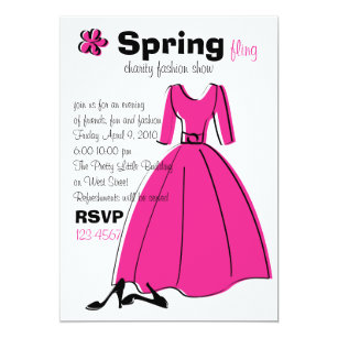 Clothing Store Invitations Zazzle