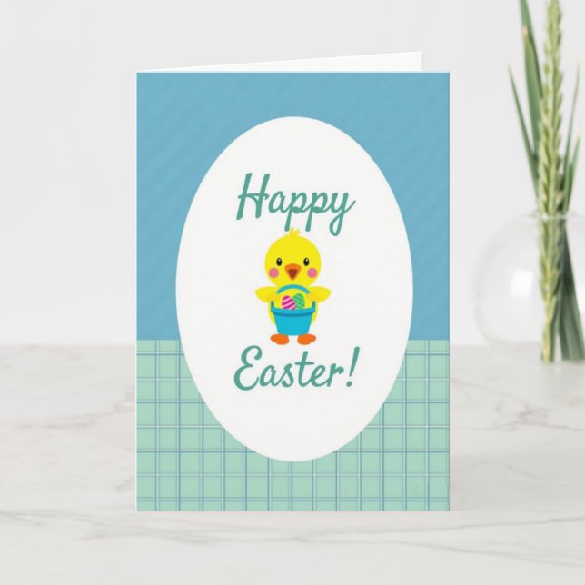 Spring Fling Fledgling Easter Card (Front)