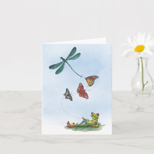 Spring Fling Greetings Card (Small Plant)