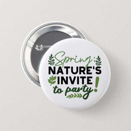 Spring Fling Party _ Natures Celebration Call Button
