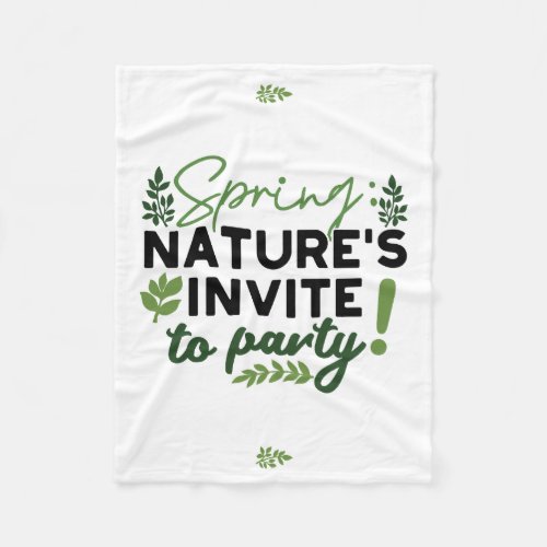 Spring Fling Party _ Natures Celebration Call Fleece Blanket