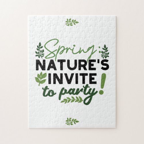 Spring Fling Party _ Natures Celebration Call Jigsaw Puzzle