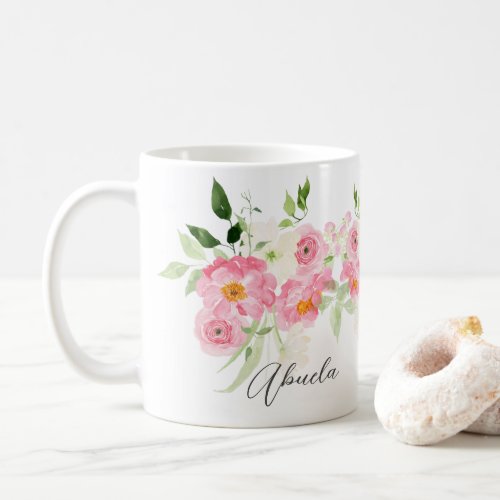 Spring Floral Abuela Coffee Mug