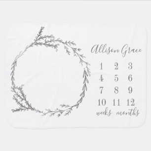 Spring Floral Baby Blanket