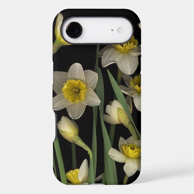 Spring Floral Botanical Daffodil  Case-Mate iPhone Case (Back)