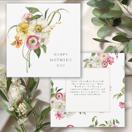 Spring Floral Bouquet Mother's Day Invitation