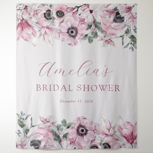 Spring Floral Bridal Shower  Backdrop
