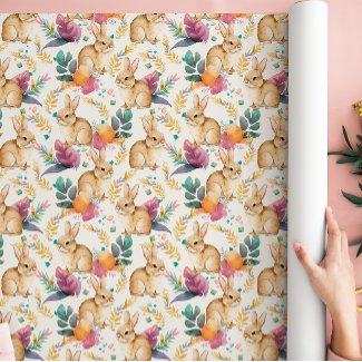 Spring Floral Bunnies Galore 
