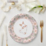 Spring Floral Bunny Easter-Themed Paper Plates