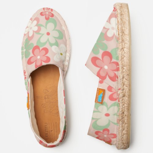 Spring Floral Chic Pattern  Botanical Espadrilles