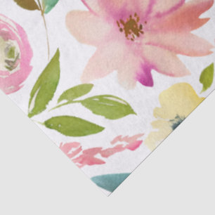 Spring Floral Colorful Happy Multi Use Tissue Paper