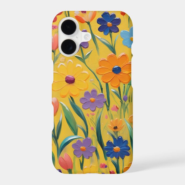 Spring floral design iphone case (Back)