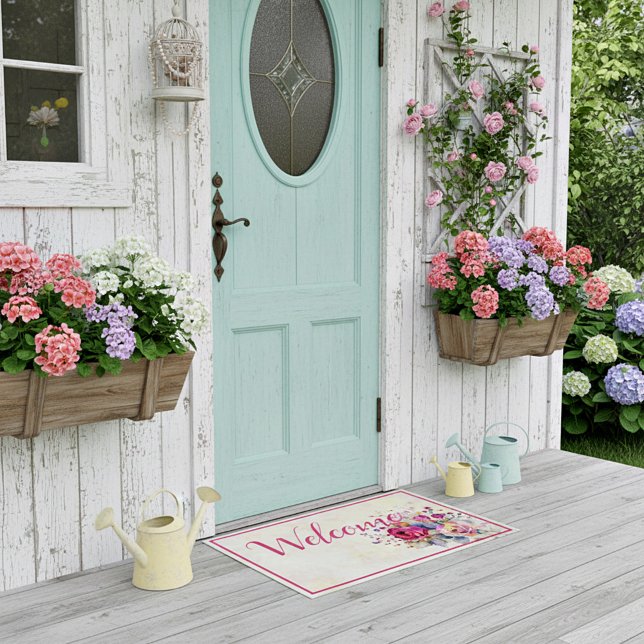 Spring floral  doormat (Creator Uploaded)