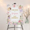 Spring Floral Fairy Garden Birthday Party Welcome