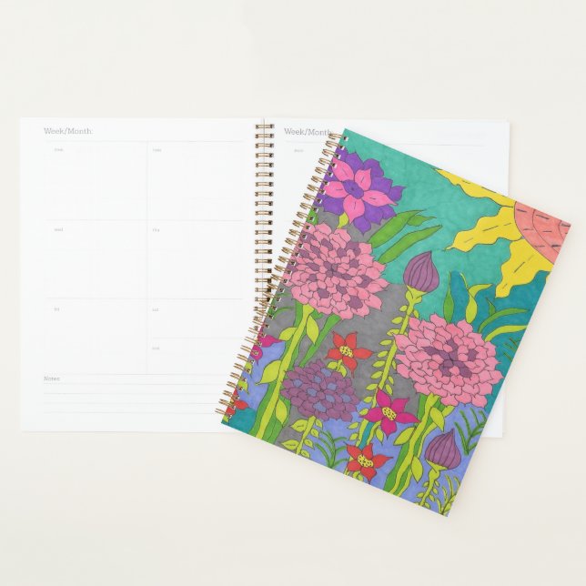 Spring Floral Garden Art  Planner (Display)