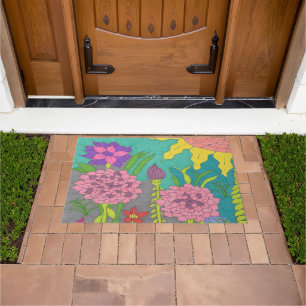 Spring Floral Garden  Doormat