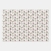 Spring Floral Gardeners Birthday Botanicals Wrapping Paper Sheets (Front 2)