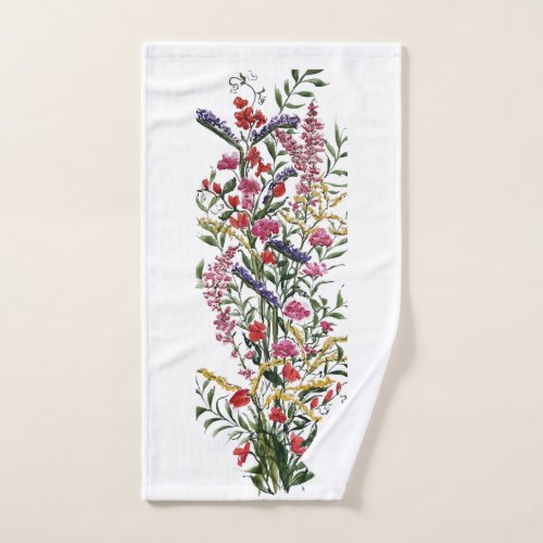 Spring Floral Guest Hand Towel