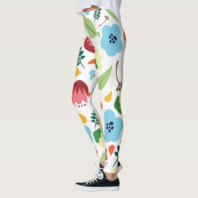 Spring Floral  Leggings (Left)
