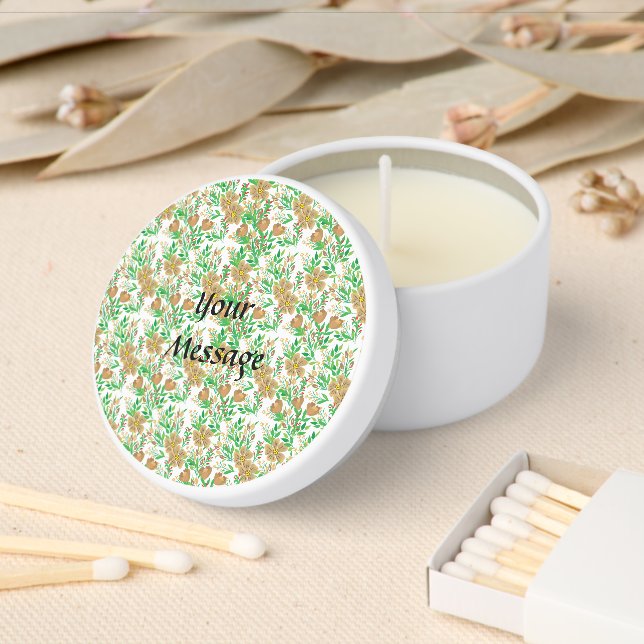 Spring Floral  Mini Candle Favors (Insitu)