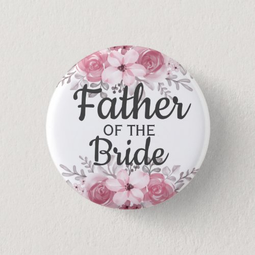 Spring Floral Mother of the bride Button