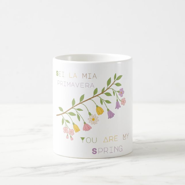 Spring Floral Mug – You Are My Spring (Center)