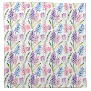 Spring Floral Pattern Cloth Napkin
