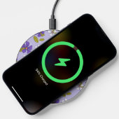 Spring Floral Pattern in Purple Wireless Charger (Phone)