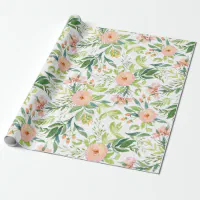 Dearle Daffodil Vintage Floral Pattern Wrapping Paper, Zazzle