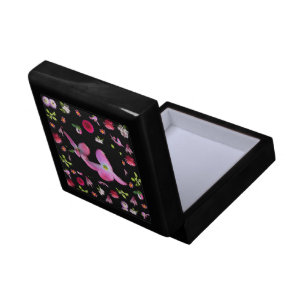 Spring Floral Photo Print Wooden Keepsake Box