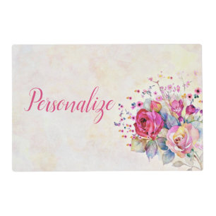 Spring floral  placemat