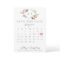 Spring Floral Save The Date Calendar
